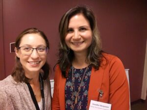 Jennifer Benjamin, Owner at Family First and Tina Sperber, Director of Recreation at Island Nursing and Rehabilitation